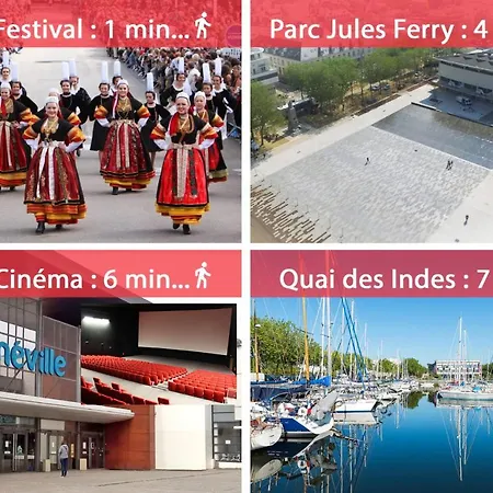 Apartment Hypercentre - Calme Et Lumineux. Aufildelorient Lorient